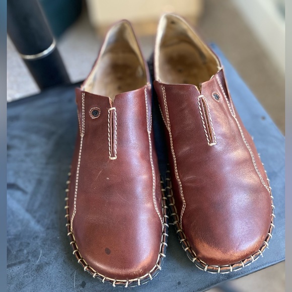 Josef Seibel Loafers Womens EU 41 / US 10 Brown Leather Slip On Shoes - Picture 3 of 9